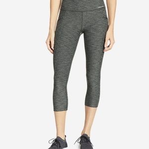 Eddie Bauer Trail Tight Capri Heather Legging XXL